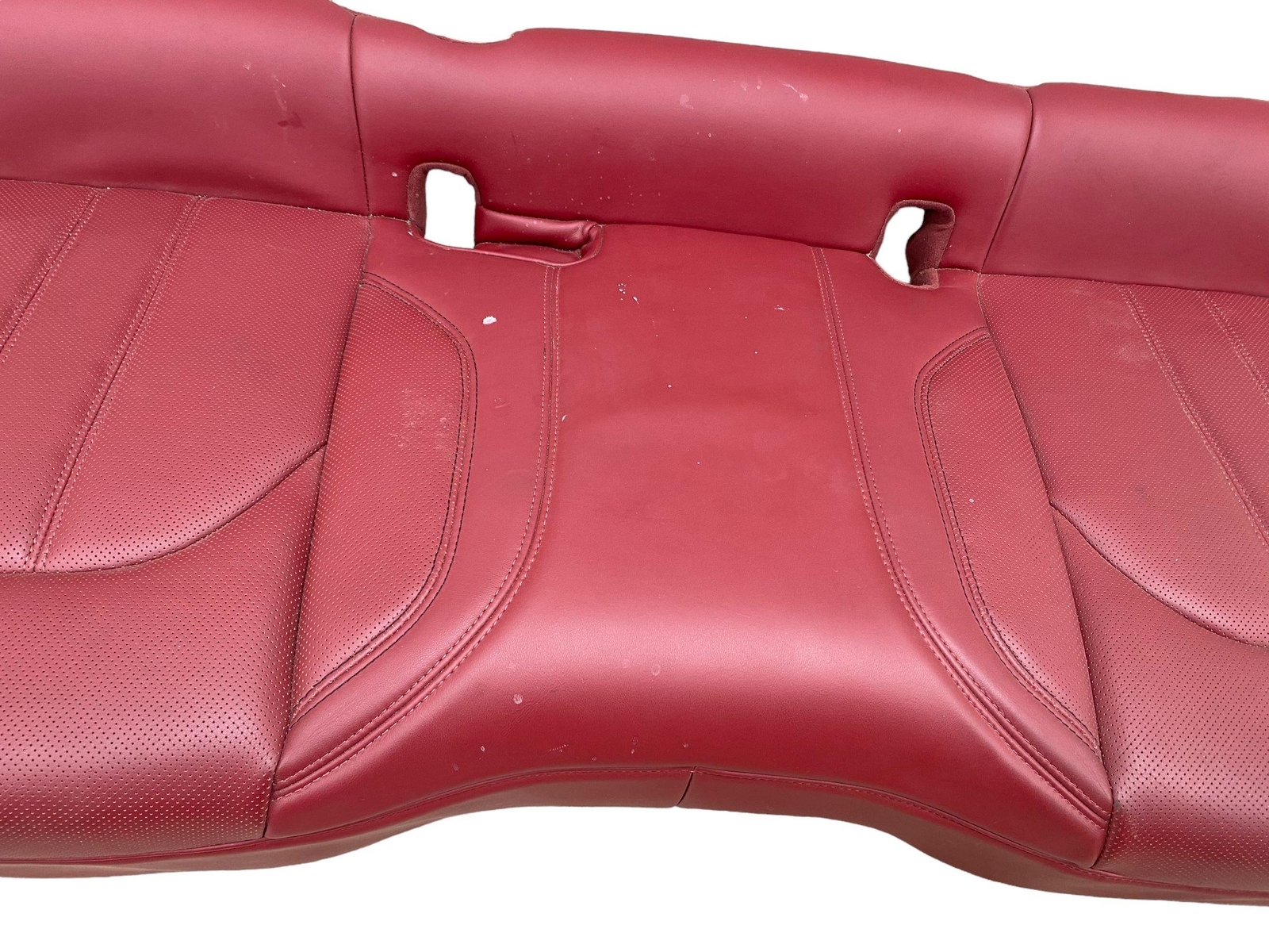 2017-2024 MASERATI LEVANTE OEM REAR LOWER BENCH SEAT CUSHION RED LEATHER