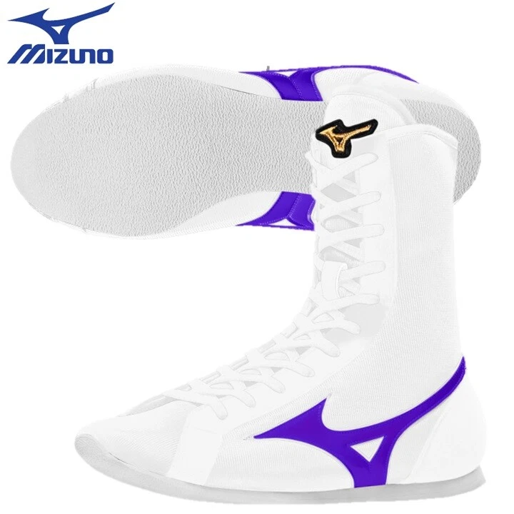 美津浓白色拳击和MMA 鞋靴| eBay