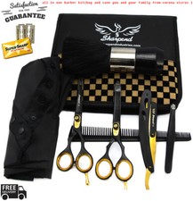 5.5" PROFESSIONAL SALON HAIRDRESSING HAIR CUTTING THINNING BARBER SCISSORS SET
