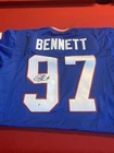 BUFFALO BILLS CORNELIUS BENNETT AUTOGRAPHED BLUE JERSEY BECKETT COA Signed NFL