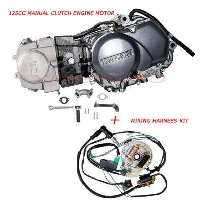 Lifan 125cc Engine Motor Kit + Wiring for CRF50 Z50R CT90 CT70 SL70 140cc Apollo