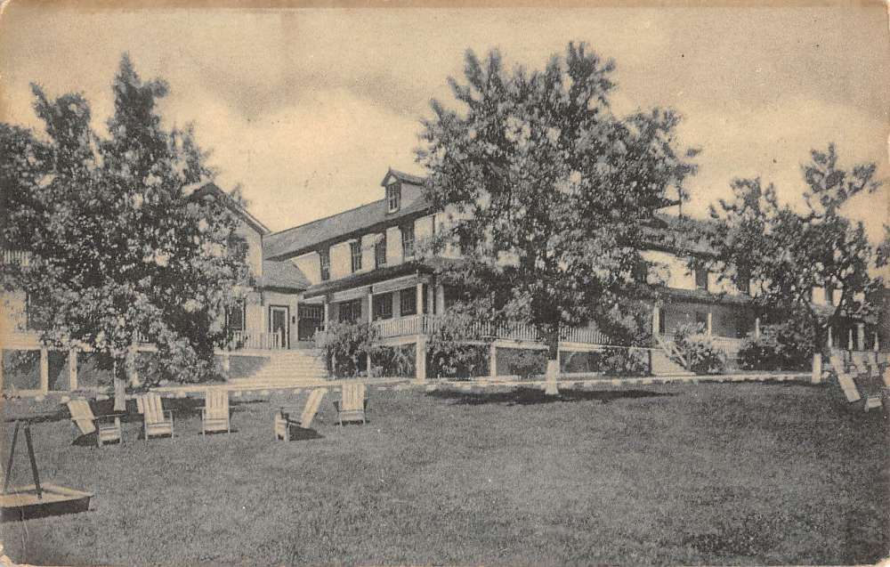 Yulan New York Highland Hotel Cottage Street View Antique Postcard