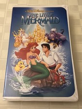 Little Mermaid vhs Disney banned cover like New
