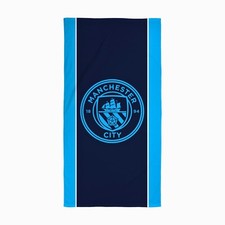 Manchester City Beach Towel Football Swimming Blue Bath Pool Towel 150cm x 75cm