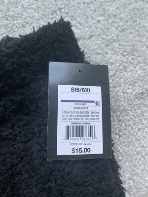 n.　ガール Art Class Girls' Fuzzy Knit Jogger Pants Black S (6-6x) | eBay