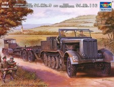 Trumpeter 07275 German Sd.Kfz.9 (18t) Halbkette & Sd.Ah.116 Panzer Transporter
