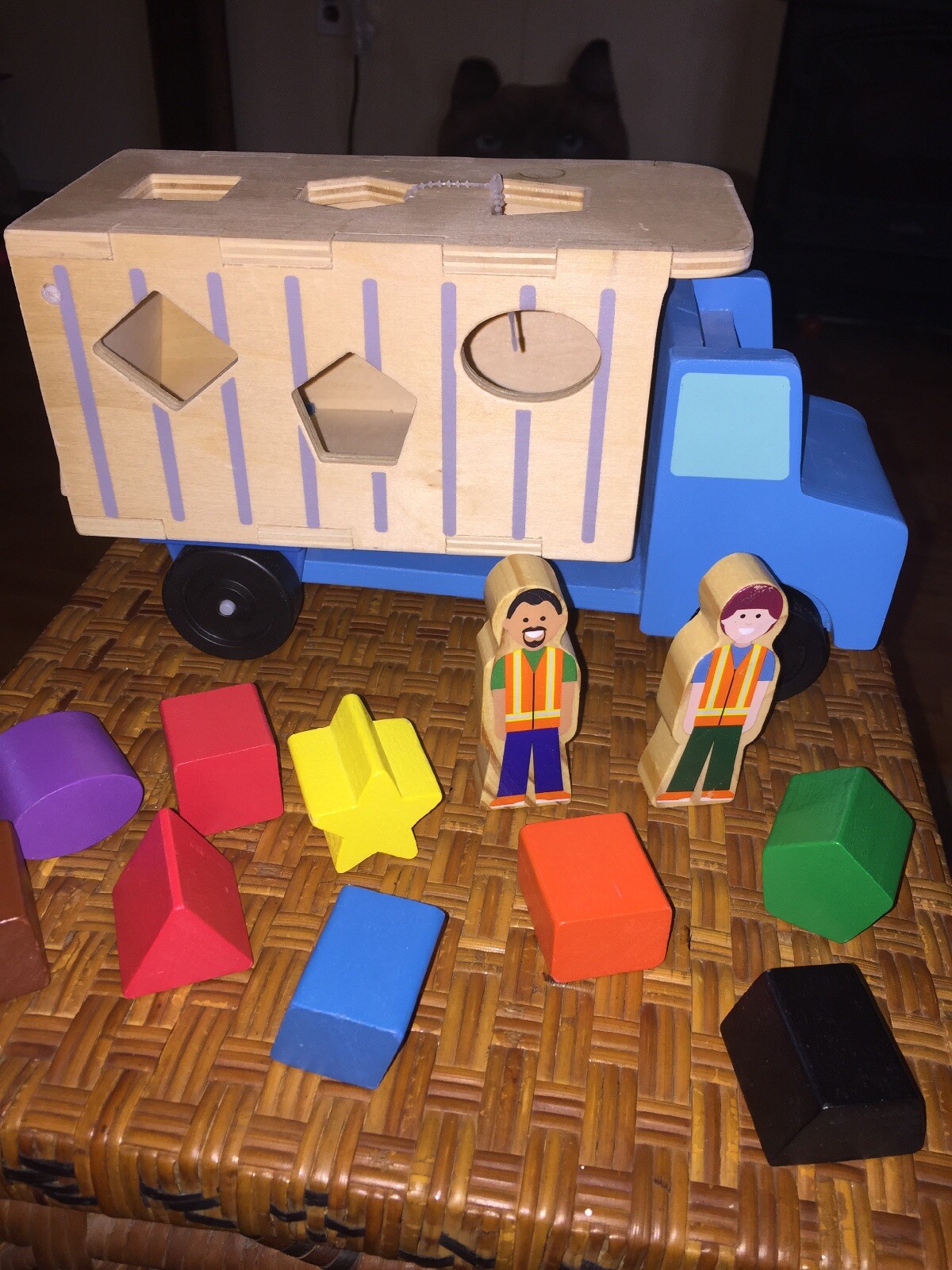 melissa and doug shape sorting dump truck