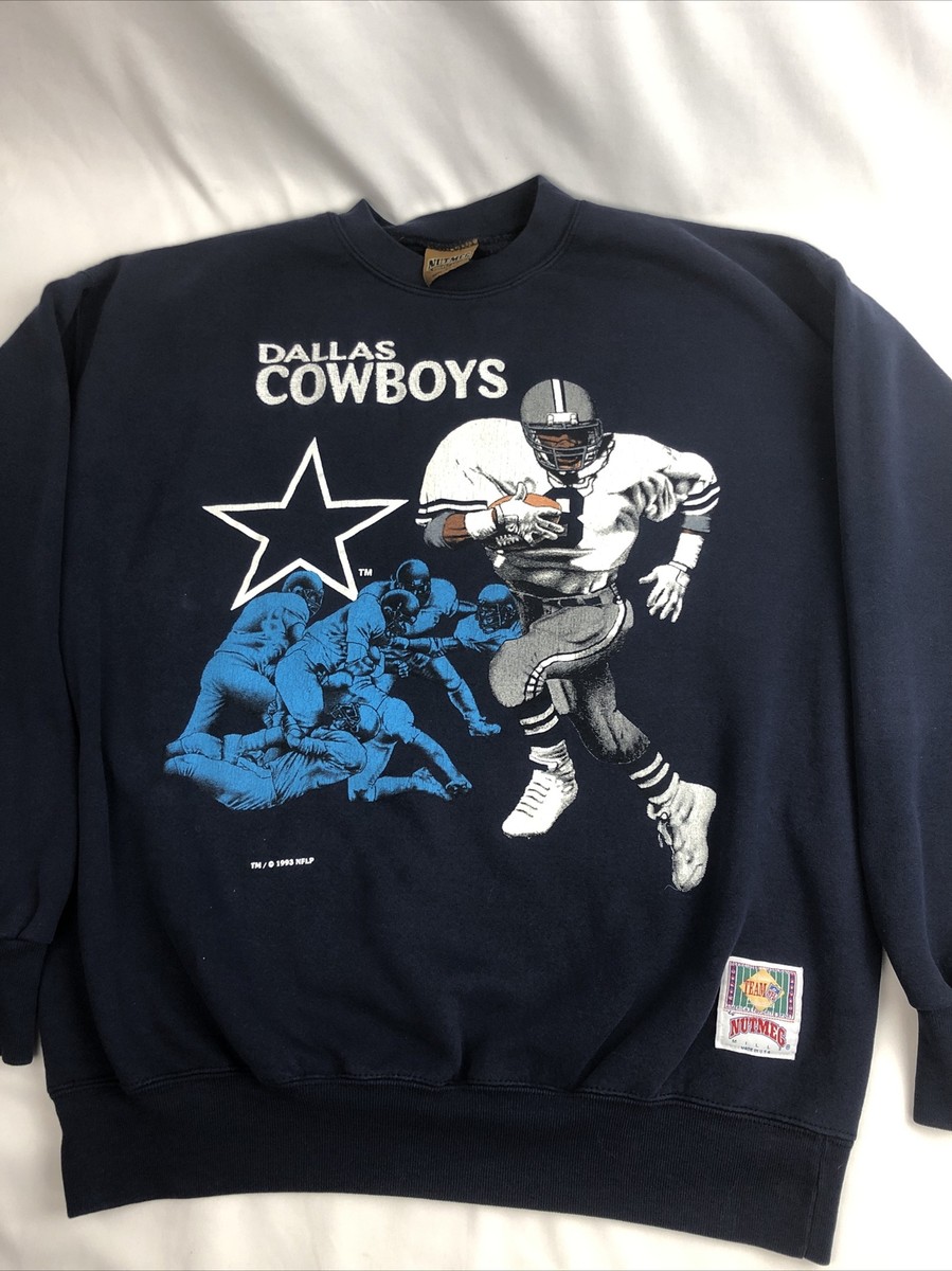 トップス 90s DIESELTrompel'oelgimmick sweat shirt Vintage Dallas Cowboys Sweatshirt Size L Nutmeg Embroidered 1993