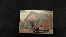 Wood "Coca Cola" Playing Card Box 1995