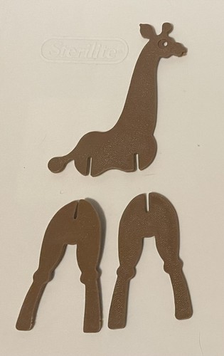 Rompecabezas de plástico 3D vintage de la década de 1980 para animales de zoológico - Imagen 10 de 16