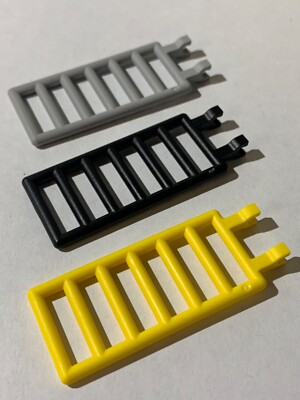 LEGO Parts 6020 (2pcs) Bar 7 x 3 w Double Clips (Ladder) Choose Color