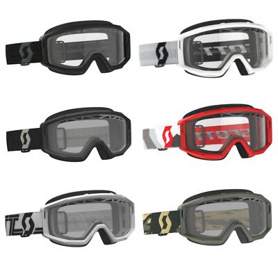 Scott Motocross Offroad Brille Primal Enduro Quad ATV Anti Fog TruView Scheibe
