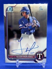 2022 Bowman Chrome Prospect Autographs Yeison Morrobel #CPA-YML 1st Bowman