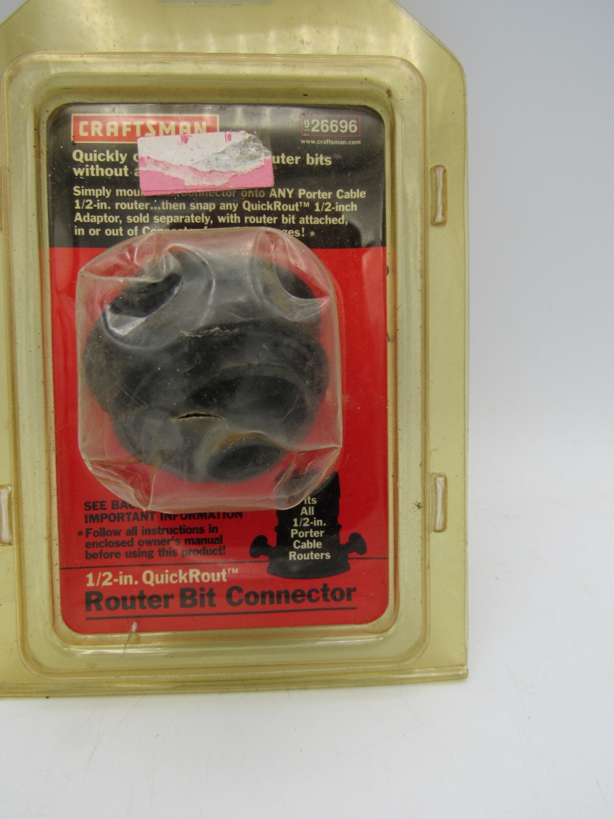 Lot (4) CRAFTSMAN 1/2" Quick ROUT Router BIT Connectors for OLD and NEW