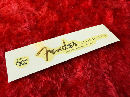 Fender Stratocaster Spaghetti Style Waterslide Decal Strat