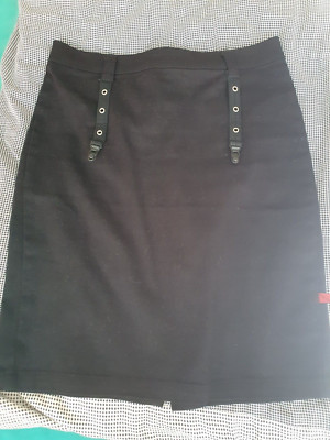TRIPP NYC Bleistiftrock mit Gehschlitz, M/38 schwarz, BW, Made in USA, TOP
