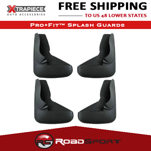RoadSport Pro Fit Mud Flaps Splash Guards Semi Custom 4 pieces