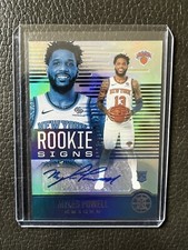 Myles Powell RC Auto 2020-21 Illusions Basketball Rookie Signs Knicks Autograph