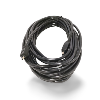 25ft Firewire Cable 4 Pin to 4 Pin - Black