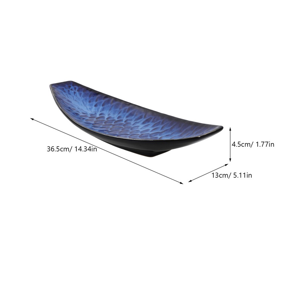 Sushi Serving Platter Sashimi Boat Plate Ornament Dish Festive eBay