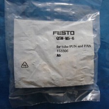 10pc New FESTO push-in connector QSM-M5-6 153306 