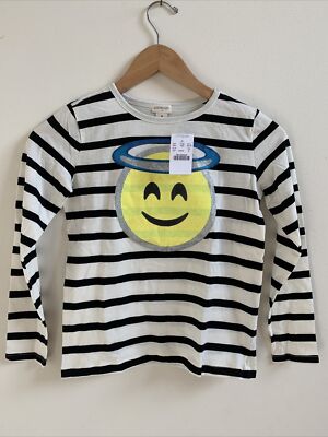 NWT Crewcuts Big Girls Long Sleeves T Shirt Multi Color Size 8