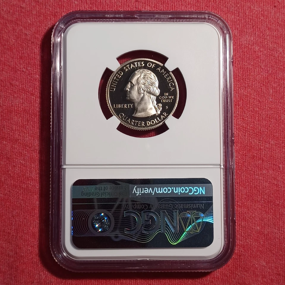 USA 1999-S Quarter 25c Coin: New Jersey State - NGC X 9.9 PR69 - Image 2 of 2