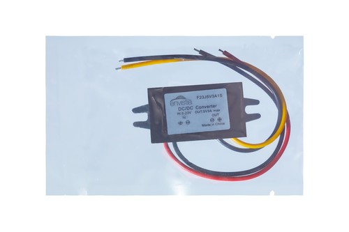 12V (8-23V) In To 5V Out 3A 15W DC-DC Waterproof Converter Module Flying Leads - Picture 4 of 6