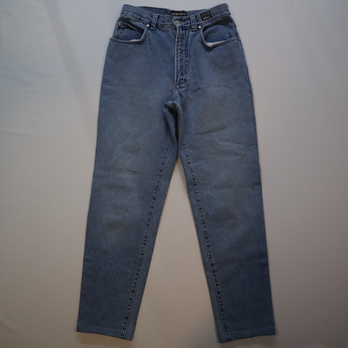 Vintage Versace Couture Jeans Size 31/45 Light Wash | eBay