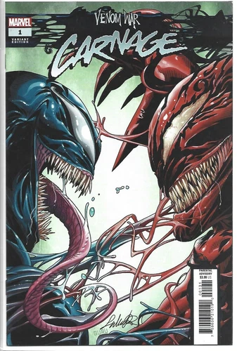 VENOM WAR CARNAGE #1 SALVADOR LARROCA VARIANT MARVEL COMICS 2024 NEW UNREAD B/B