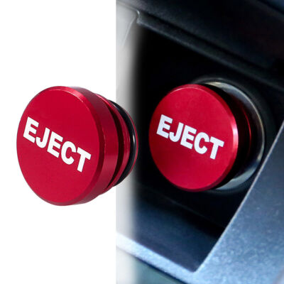 eject button car cigarette lighter 1x Red Eject Button Car Cigarette Lighter Cover Cap Decor Interior  Accessories