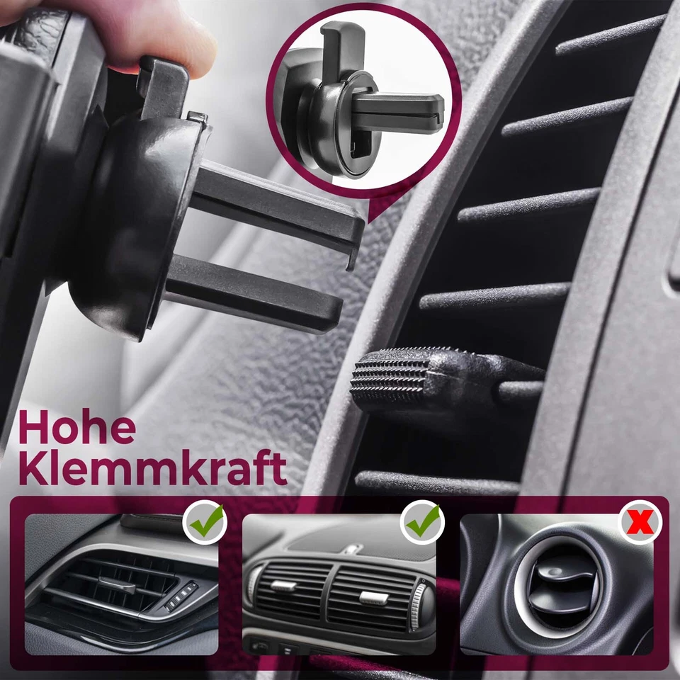 Mobilefox Universal Car Smartphone Mobile Mount Ventilation Automatic Holder - Image 4 of 4