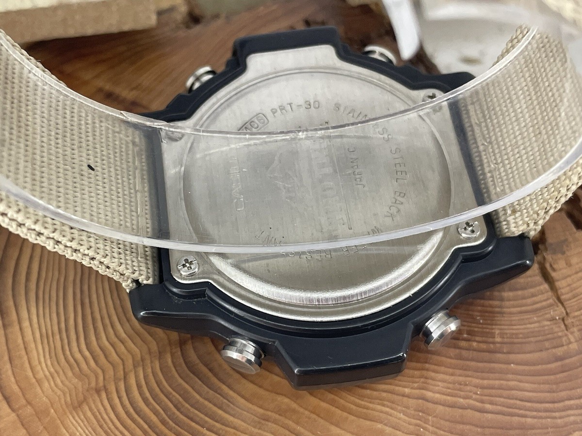 CASIO watch PROTREK PRT-30 Retro Japanese Digital Watch Tested And