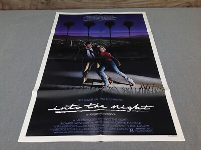 1984 Into The Night Original Movie House Full Sheet Poster