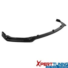 Fits 18-24 Infiniti Q50 Base Front Bumper Lip Spoiler Carbon Fiber Look PP 3PC