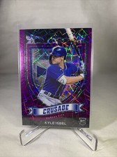 2021 Panini Chronicles Crusade Purple Velocity Prizm Kyle Isbel RC #24
