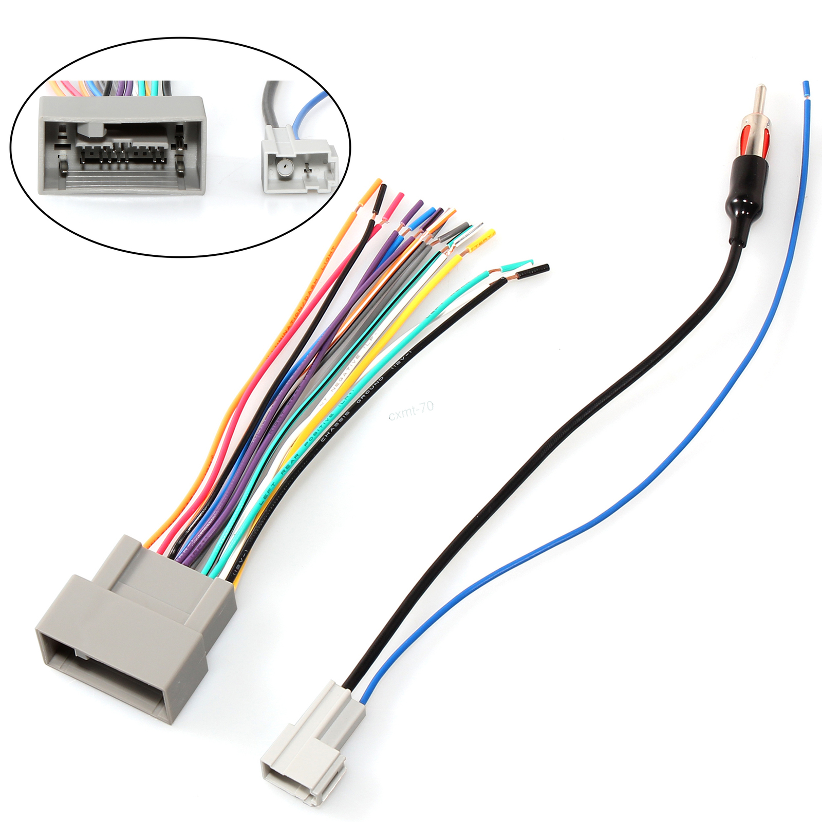 Wiring Harness And Antenna Adapter Cable For Honda Odyssey