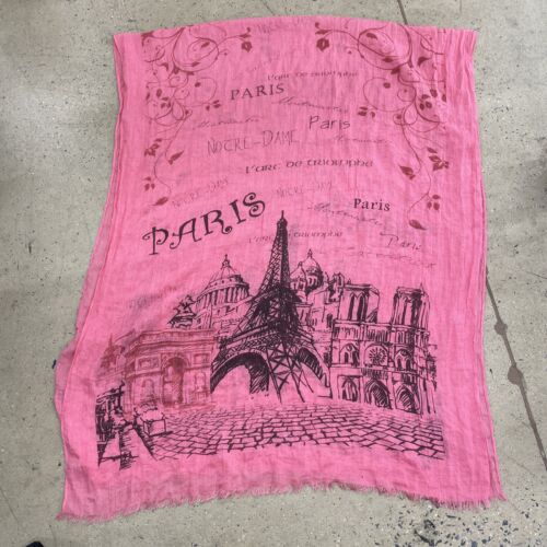 Pink PARIS Designed By Aker~Soft All over Print s… - image 1