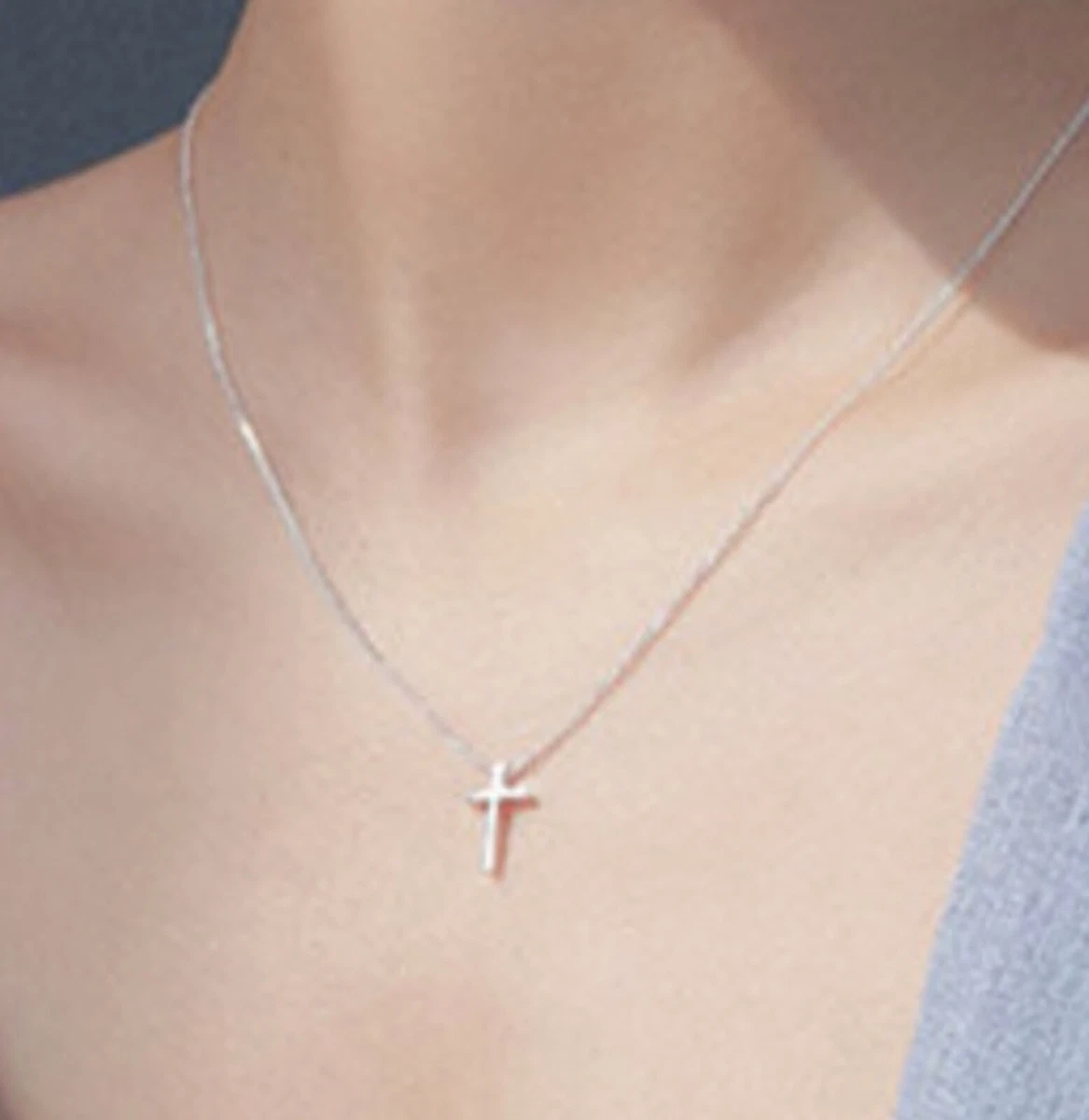 Women's catholic outlet cross necklace