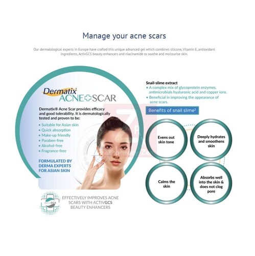 6x Dermatix Acne Scar 7g (Lightens Dark Marks & Spots) - Express Shipping - Picture 3 of 4