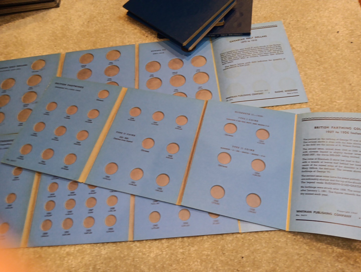 Lot Of 8 Whitman Canadian British Coin Albums eBay