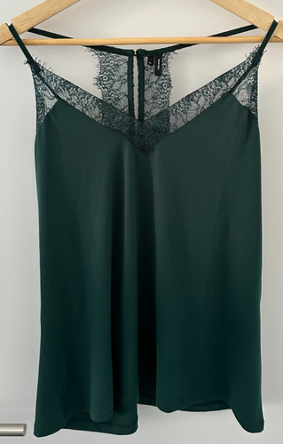 Vero moda VMMILLA Top Bluse Damen dunkles türkis XL
