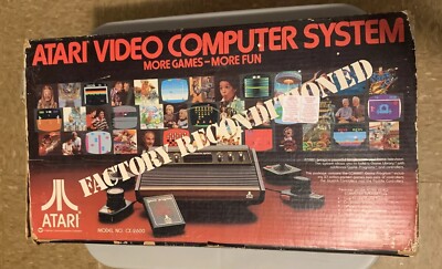 Atari CX-2600  Video Computer System   Original   Box With Cardboard Insert