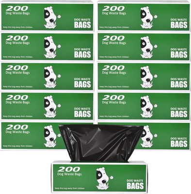 Dog Poop Bags Rolls   Commercial Bulk Recycled Poop Bags for Dogs, Heavy-Duty Wa