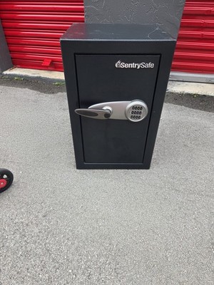 SentrySafe Large Black Matte Metal Digital Electronic Safe, Fire Resistant