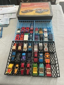 Hot Wheels & Matchbox Vintage Cars With Case Lot Cars & Trucks 42  Total Cars