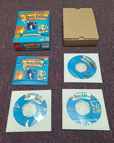 Adventure Workshop Dr. Seuss Preschool CD-ROM (Complete in box)Ships Immediately