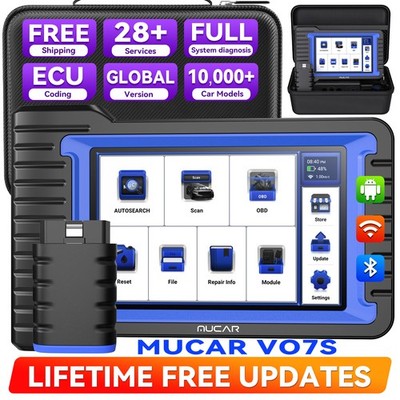 MUCAR VO7 S OBD2 Auslesegerät Profi Auto Diagnosegerät Alle SYSTEM Scanner KFZ