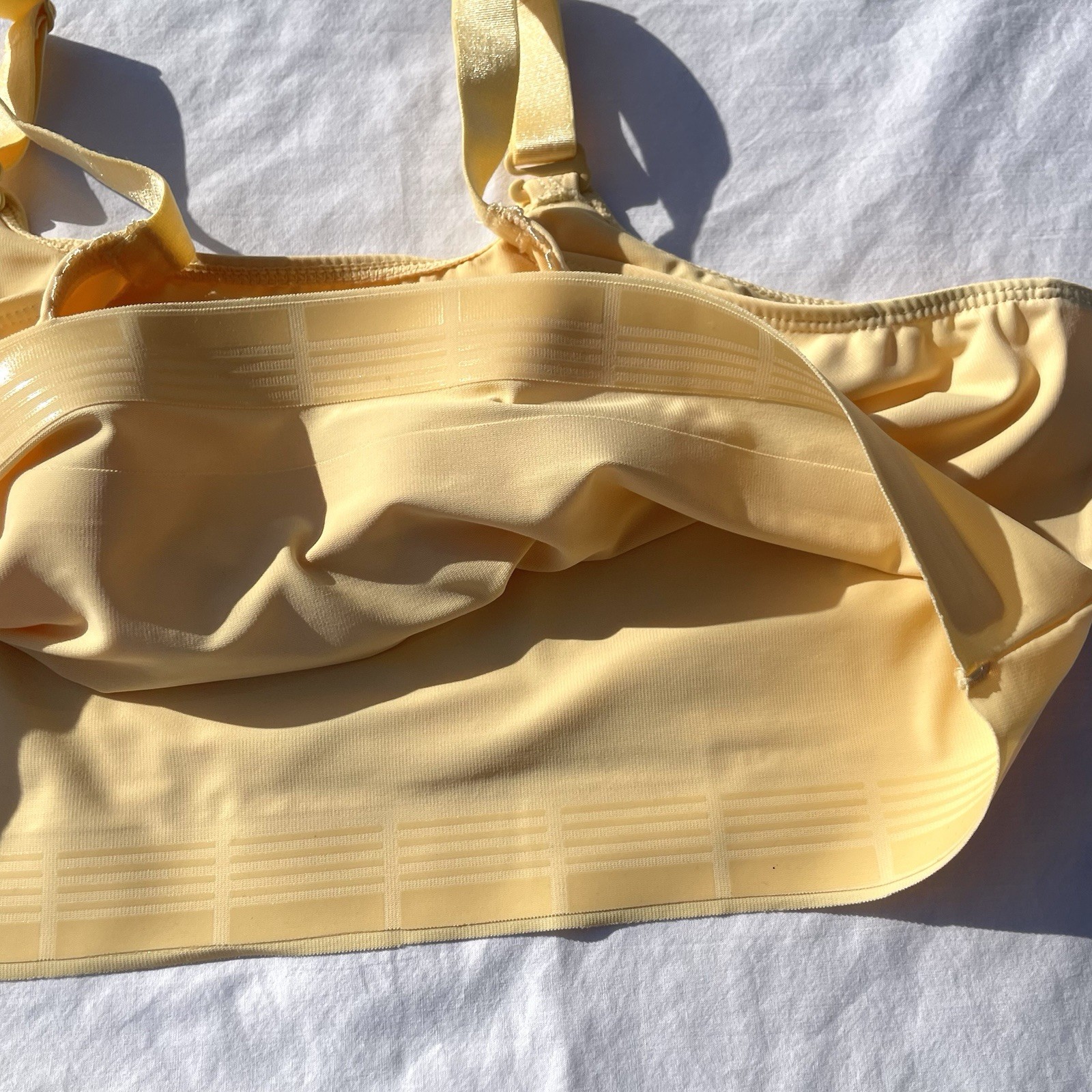 Ruby Ribbon Heritage Demiette Sports Comfort Bra Womens 44 Daffodil Yellow 1868