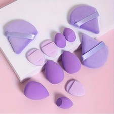 12pcs Soft Beauty Makeup Blending Cream Foundation Concealer Flawless Sponge Puf